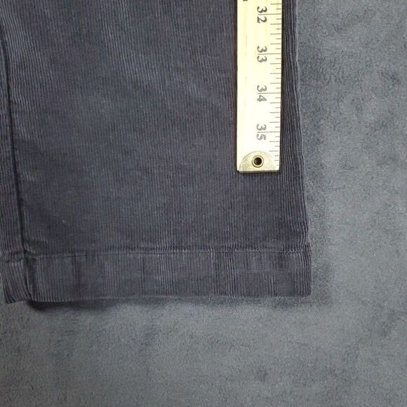 Roundtree & Yorke Corduroy Pants Mens Size 32x30 Stewart Classic Fit Dark Gray - Picture 11 of 14